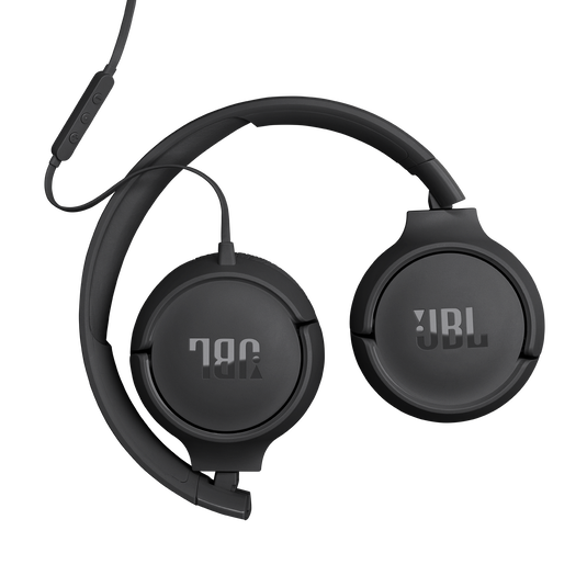 JBL Tune 520C USB-C - Black - Hi-Res wired on-ear headphones - Bottom image number null